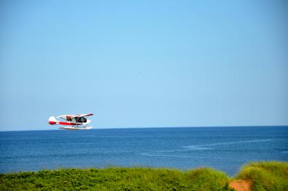 ...or a small aircraft will buzz the dunes.